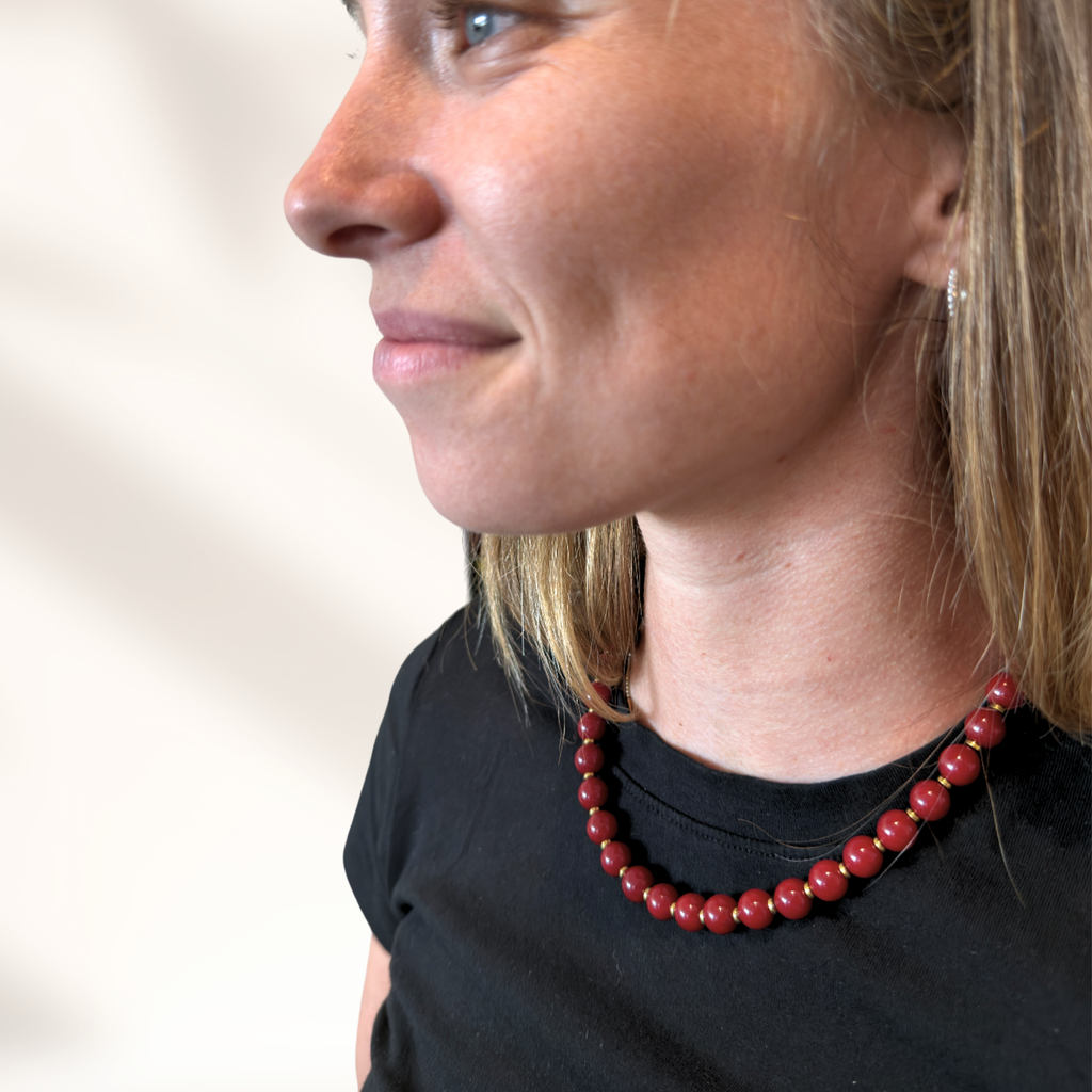 House Red Necklace